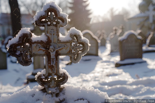 Могилы на Южном кладбище залило паводком