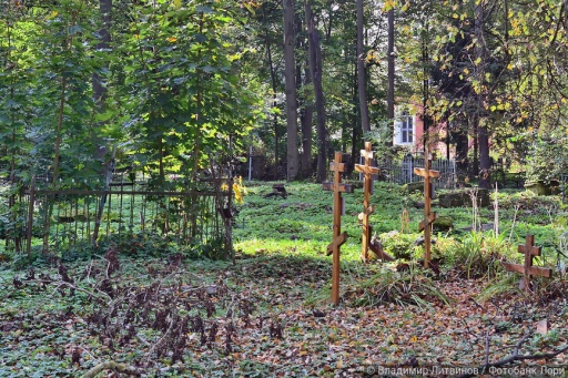 На Южном кладбище Новосибирска десятки могил ушли под воду