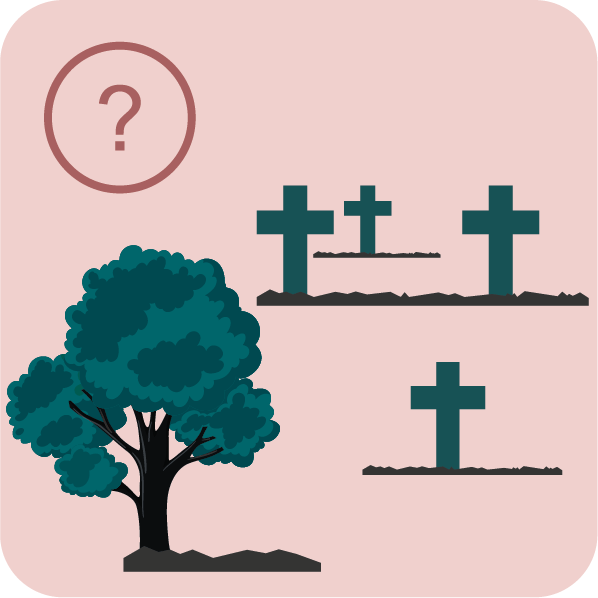 Места на кладбище